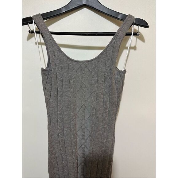 Grey Knit maxi dress set - Picture 5 of 9